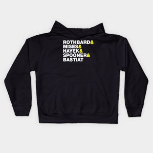 Ancap Libertarians (Surname) Kids Hoodie